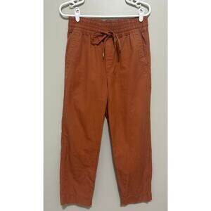 Gap Women’s Size 6 Burnt Orange Elastic Pull on Pants Cropped Wide Leg